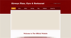 Desktop Screenshot of airwayspizza.com